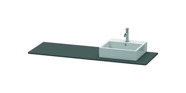 Duravit Konsole XSquare 160x55x1,6cm, m 1 AS, Beck. re, graph m