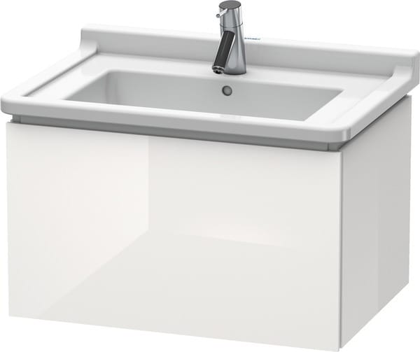 Duravit Waschtischunterschrank L-Cube 67x46,9cm, we. hgl, 1 Ausz., wandhängend