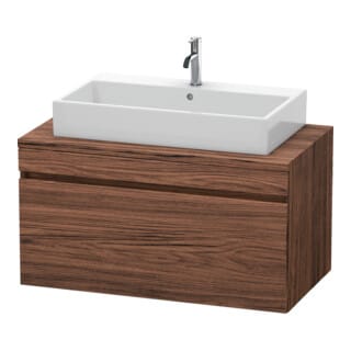 Duravit Waschtischunterschrank DuraStyle 100x54,8cm, Nussb dkl., f Kons, 1 Auszug