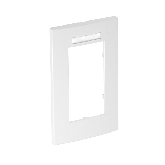 OBO Bettermann Vertr Abdeckrahmen 2fach 84x140mm rws AR45-BSF2 RW