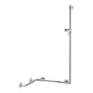 Keuco Duschhandlauf Plan Care m BrSt, r/l pos., 797/880/1265mm, AL si-