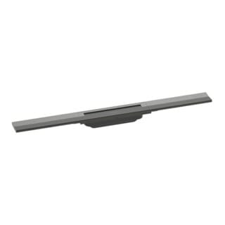 hansgrohe RainDrain Flex Duschrinne 700mm, brush. bla vc, Fertigset, kürzbar