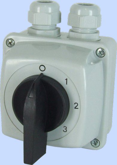 Schalter Elektromet E25-63 25a Ip44 Positionen 0-1-2-3
