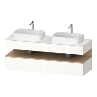 Duravit Waschtischunterschrank Qatego 160x55x60cm, E na/we g, Pl, Beck. beids.