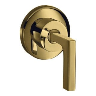 hansgrohe Fertigmontageset Axor Citterio UP-Absperrvtl., m Hebel, pol. gold optic