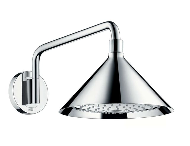 hansgrohe Kopfbrause Axor m Br.Arm, Wandmont., 240mm, 2jet, chrom