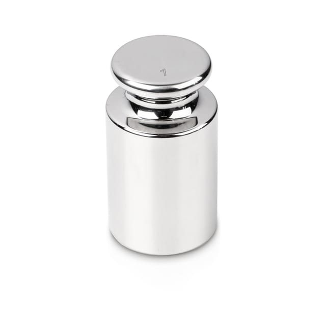 Kern Prüfgewicht 326-11K+C kalibriert, F1, Nennwert 1 kg, Eco-Form, Edelstahl poliert