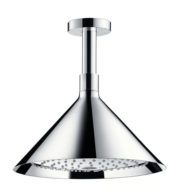 hansgrohe Kopfbrause Axor mit Deckenanschluss, 240mm, 2jet, chrom