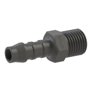 Riegler Gerader Einschraubstutzen, M5 a., für Schlauch LW 3 mm, PA 6
