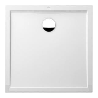V&B Duschwanne FUTURION FLAT 90x90x1,7cm, weiß