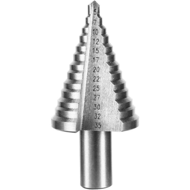 Stufenbohrer, Hss-stufenbohrer, Doppelschlitz-kegelfräser 5 Mm–35 Mm Titan-stufenbohrer Kegelfräser