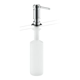 hansgrohe Spülmittelspender EB-Version, Ausl. 91mm, brush. sw chrom
