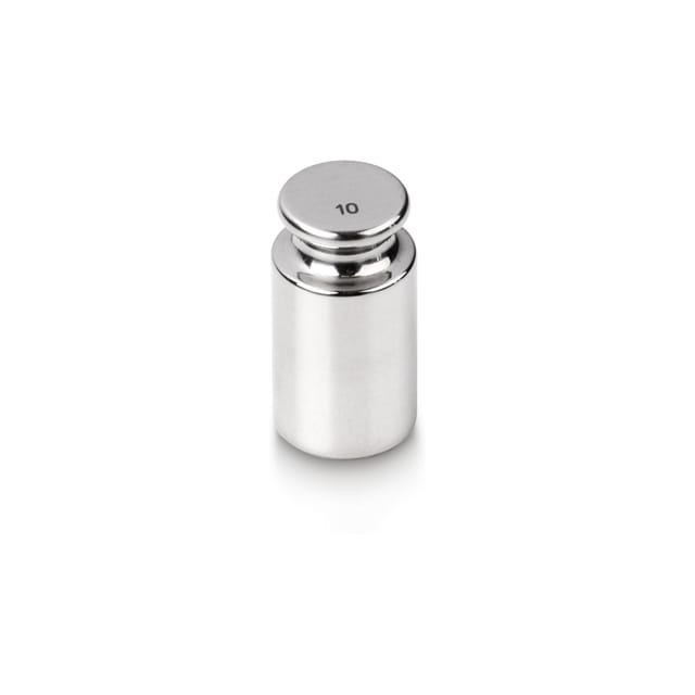 Kern Prüfgewicht 326-04K+C kalibriert, F1, Nennwert 10 g, Eco-Form, Edelstahl poliert
