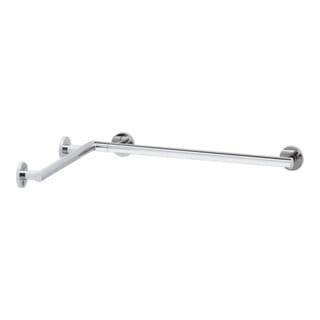 Keuco Dusch-/Wannenhandlauf Plan Care 597/797mm, Alu silber-eloxiert/verchromt