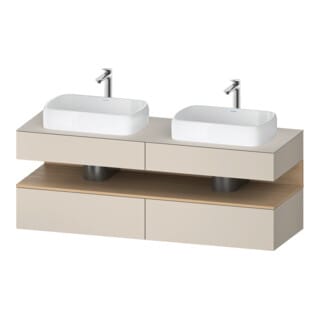 Duravit Waschtischunterschrank Qatego 160x55x60cm, E na/tau m, Pl, B bs, B