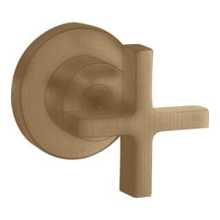 hansgrohe Fertigmontageset Axor Citterio UP-Absperrvtl., m Kreuz, brushed bronze