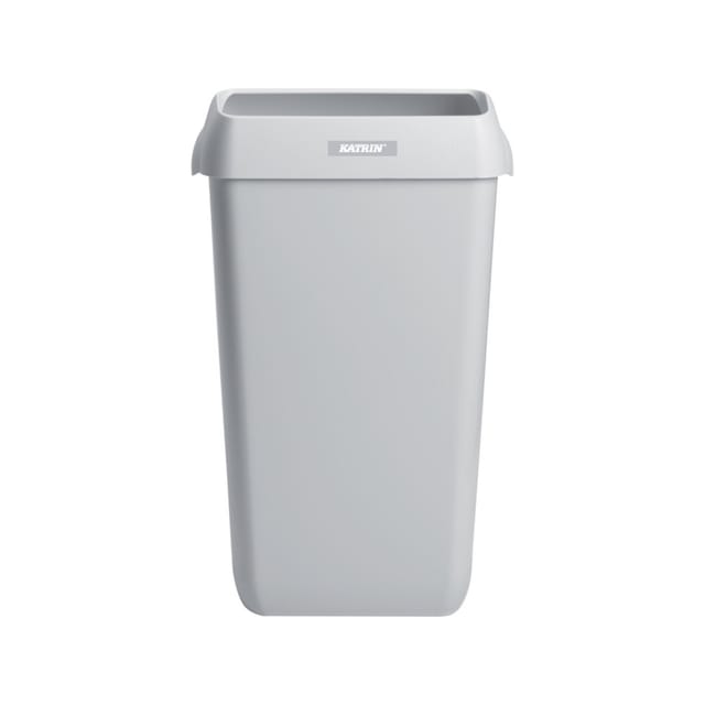 KATRIN Abfalleimer 25L mit Deckel, weiß