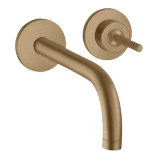 hansgrohe Fertigmontageset Axor Uno UP-Waschtisch-Einhebelmischer, Pin-Griff, Ros, A 165mm, b b