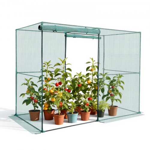 Pflanzenschutzzelt, 2396x1200x1800 Mm Pflanzenschutznetz, Tür Mit Reißverschluss, Pflanzenkäfig Für Hochbeete Im Freien, Pflanzennetz Gewächshaus Für Garten, Terrasse & Rasen