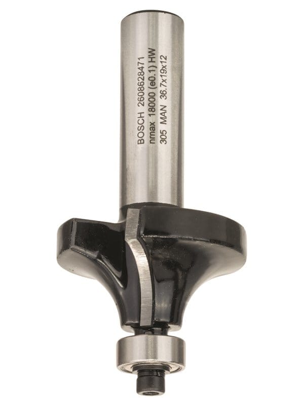 Bosch Abrundfräser Standard for Wood 12 mm R1 12 mm L 19 mm G 70 mm