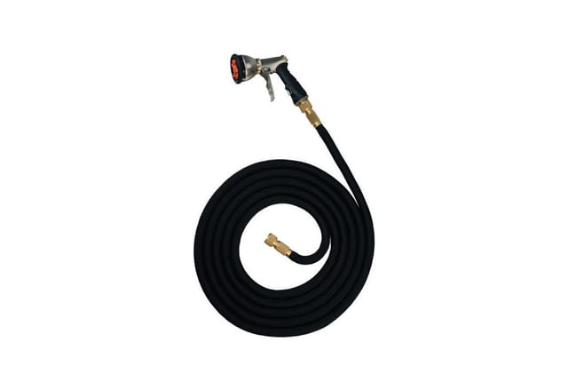floraworld Gartenschlauch verl. bis 30m Comfort Inkl. Armaturen-Set Messing