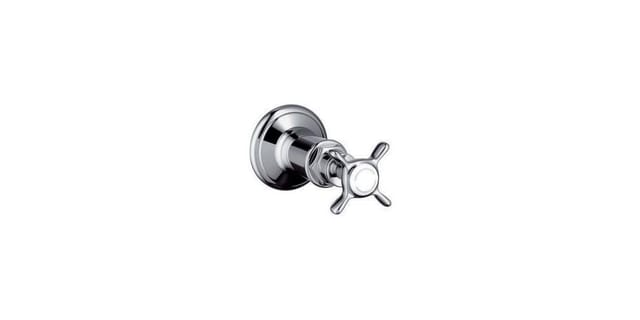 hansgrohe Fertigmontageset Axor Montreux UP-Absperrventil, mit Kreuzgriff, chrom