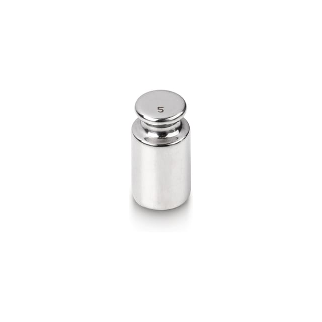 Kern Prüfgewicht 326-03K+C kalibriert, F1, Nennwert 5 g, Eco-Form, Edelstahl poliert