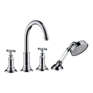 hansgrohe Fertigmontageset Axor Montreux 4-L-Fliesenrd.-Arm., m Kreuzgr., chrom