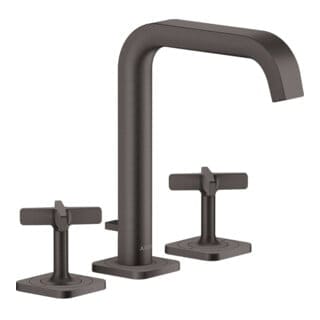 hansgrohe 3-Loch-Waschtischarmatur 170 Axor Citterio E A 165mm, m ZugstAblGar, Ros, b bla vc