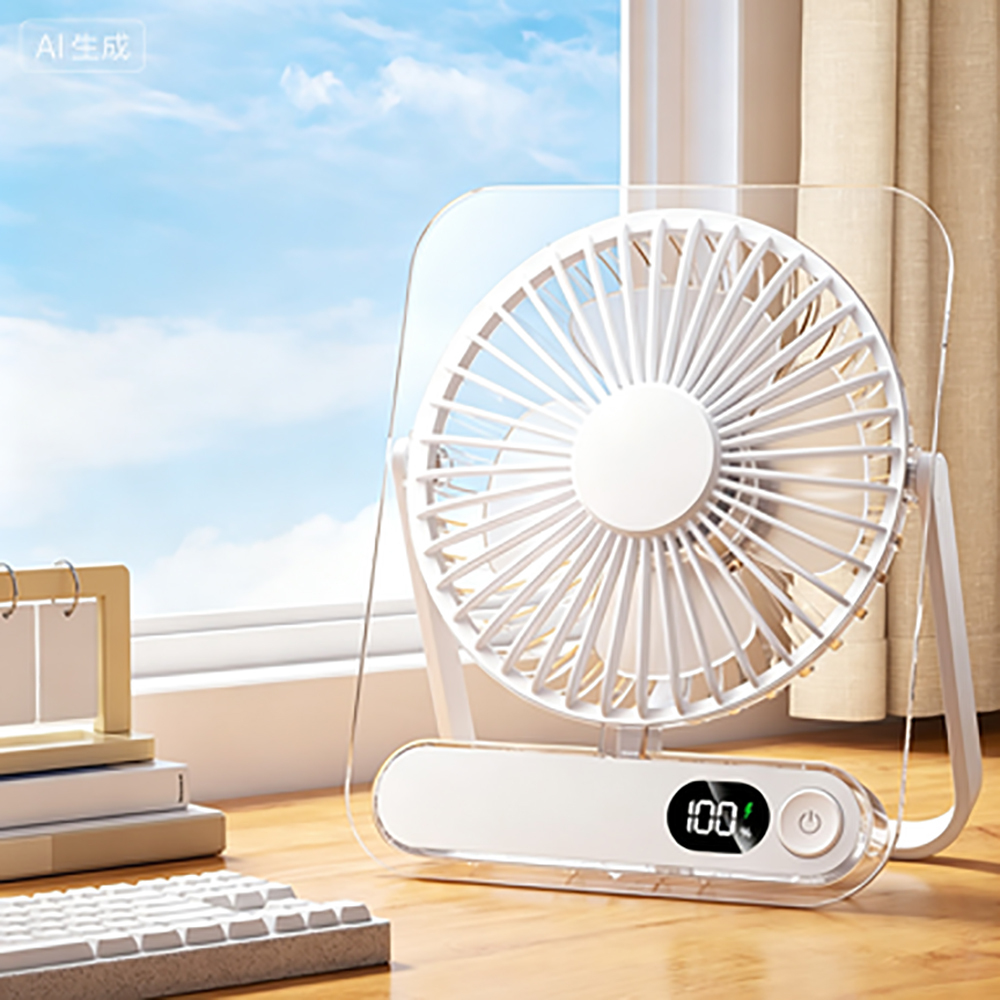 Leichter Abs-hängeventilator, Verstellbar Und Sorgt Für Sanfte Belüftung – Weiß