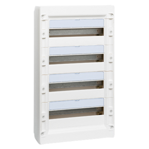 Oberflächenschalttafel Xl³125 4 Reihen Mit 18 Modulen Legrand 401669