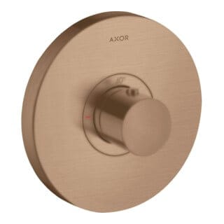 hansgrohe Fertigset ShowerSelect HF UP-Thermostat, rund, brushed red gold