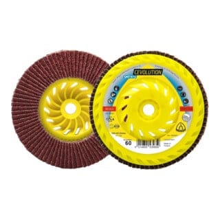 Klingspor Smt 975 Schleifmopteller Gewinde M 14 Keramik, 125 Mm, Korn 40, Gewölbt