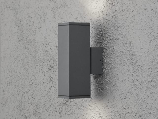 Gnosjö Konstsmide AL Wandleuchte anth-lack/al GU10 halogen 7907-370