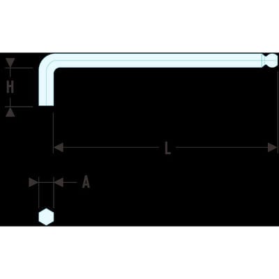 Facom Stiftschlüssel lang Kugelkopf 10mm