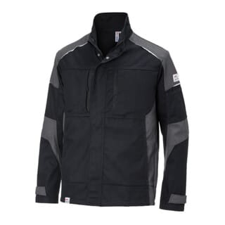 Kübler ACTIVIQ cotton+ Jacke anthrazit/schwarz M