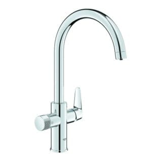Grohe SPT-Batt. Blue Pure BauCurve 30580 C-Auslauf chrom