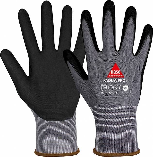 Hase Padua Pro+ Montagehandschuh aus Nylonfeinstrick Größe 11