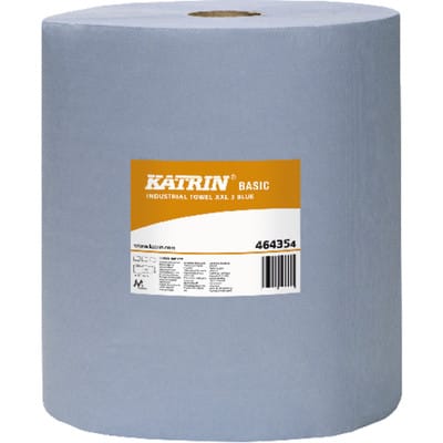 KATRIN Putzpapier 2-lagig blau 1000 Blatt, 38x36cm