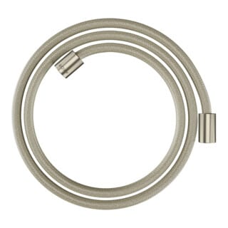 hansgrohe Textilbrauseschlauch 1600mm, Mut. beids. zyl, brushed nickel