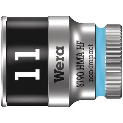 Wera 8790 HMA HF Zyklop-Steckschlüsseleinsatz mit 1/4"-Antrieb mit Haltefunktion, 11 x 23 mm