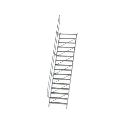 MUNK Aluminium-Treppe Stufen 60° 16 Stufen