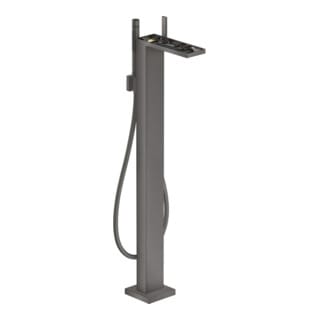 hansgrohe Wannen-Einhebelmischer Axor MyEdition A 196mm, boden, o. Pl., brush. bla vc