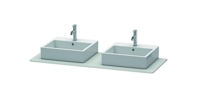 Duravit Konsole XSquare 140x55cm, w m, m 2 Auss, Beck. beids.