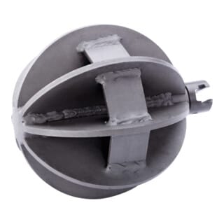 Rothenberger Kugelkopffräser mit 22 mm Kupplung, 8-Blatt, D=115mm