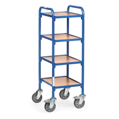 fetra Beistellwagen 32920 - mit Böden - Tragkraft 250kg TPE-Reifen