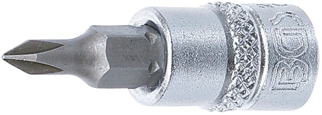 BGS Bit-Einsatz Antrieb Innenvierkant 6,3 mm (1/4") Kreuzschlitz PH0