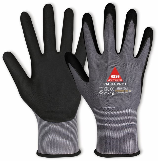 Hase Padua Pro+ Montagehandschuh aus Nylonfeinstrick Größe 8