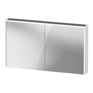 Duravit LED-Spiegel D-Code 2.0 m Steckd. 2 Tür., Lichtf ob, 120x70x14,8cm, we. ma