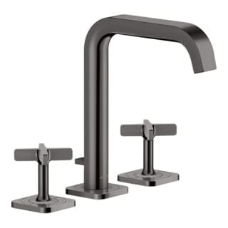 hansgrohe 3-Loch-Waschtischarmatur 170 Axor Citterio E A 165mm, m ZugstAblGar, Ros, pol. bla vc